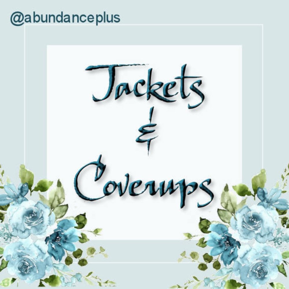 Jackets, Coverups, Shrugs